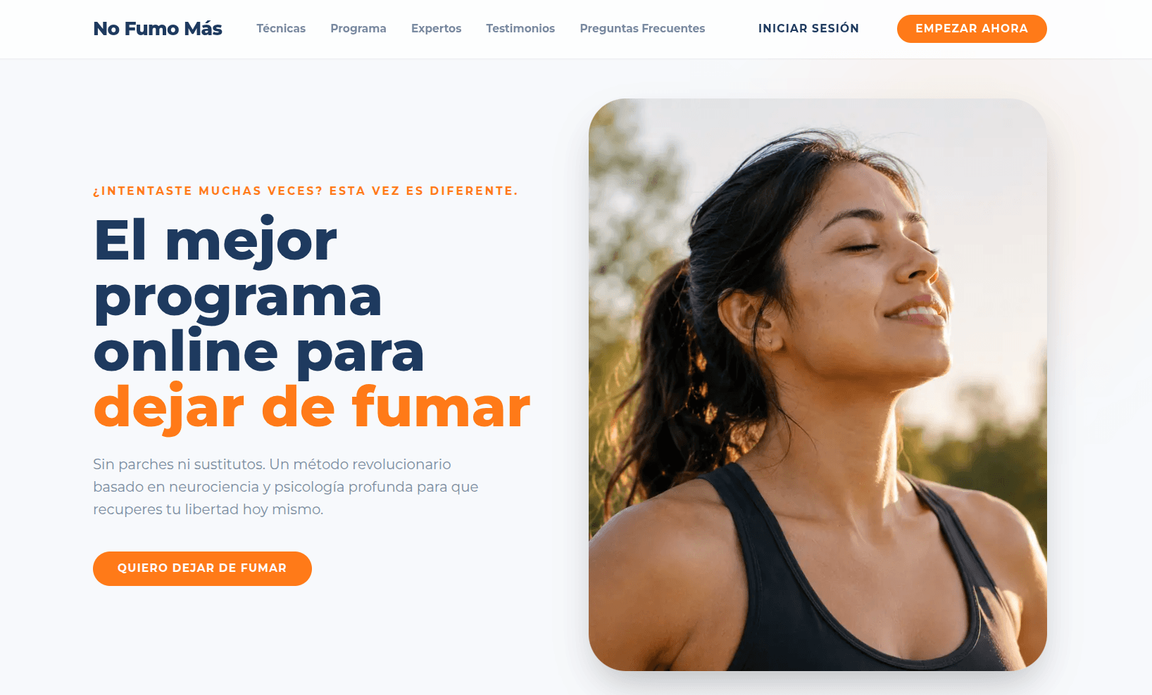 Plataforma Web No Fumo más